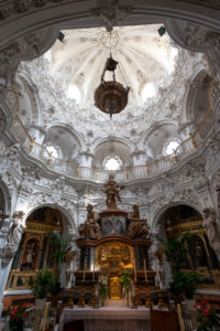 The baroque interior of the church of Las Mercedes in Priego de Cordoba is one of the best examples of this type of architecture in all of Andalucia and Spain. The baroque interior of the church of Las Mercedes in Priego de Cordoba is one of the best examples of this type of architecture in all of Andalucia and Spain.